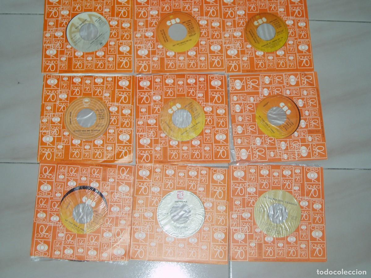 Discos de vinilo: 9 x 7&rdquo; SINGLES JUKEBOX CBS LABEL NUEVOS - Foto 1