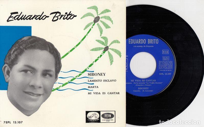 Discos de vinilo: EDUARDO BRITO - SIBONEY - EP DE VINILO - C - 22 - Foto 1