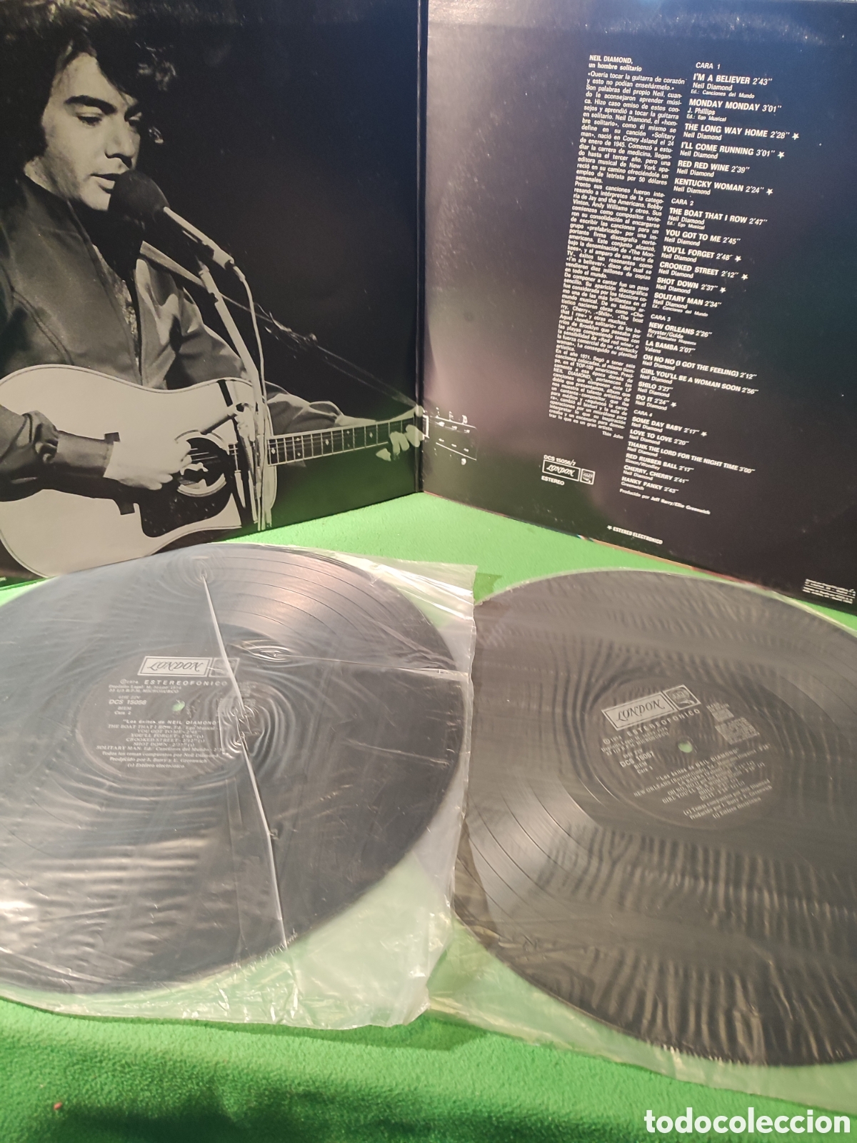 Discos de vinilo: Neil Diamond - &Eacute;xitos edici&oacute;n espa&ntilde;ola del a&ntilde;o 1974 - Foto 2
