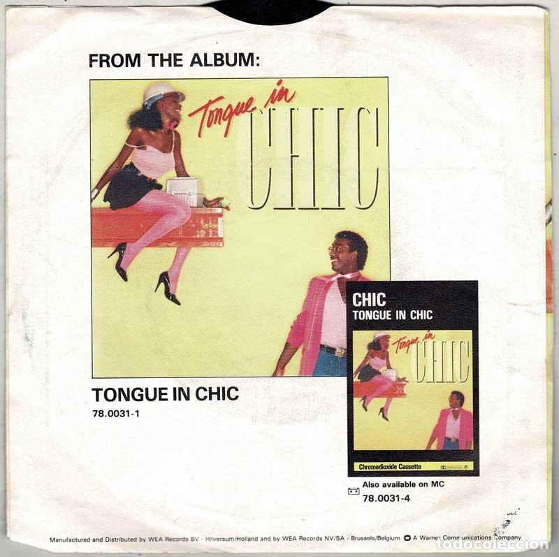 Discos de vinilo: Chic - Hangin / Chic (Everybody say). Single - Foto 2