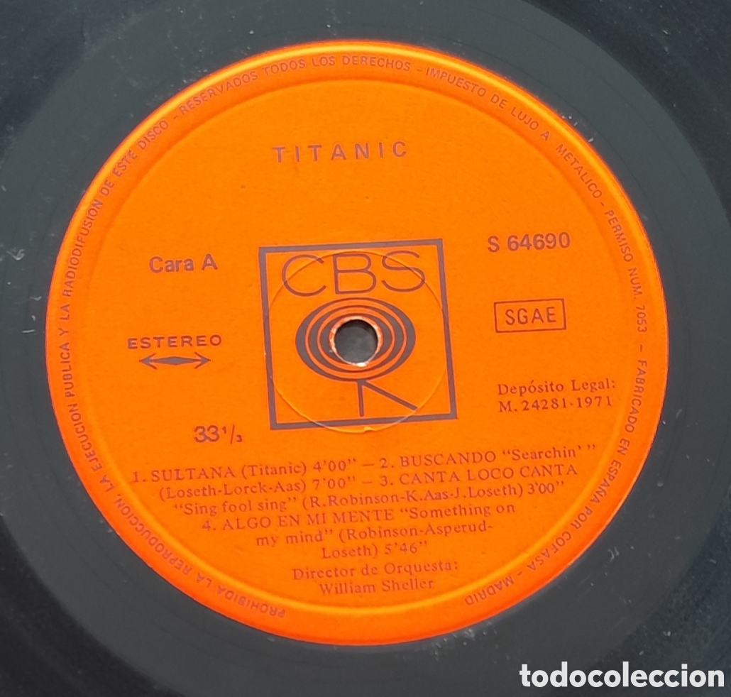 Discos de vinilo: TITANIC - TITANIC LP - Foto 2