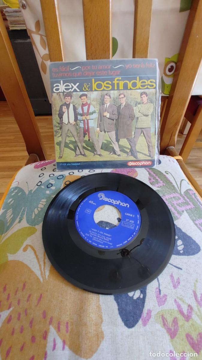 Discos de vinilo: ALEX Y LOS FINDES-EP ES FACIL +3 - Foto 1