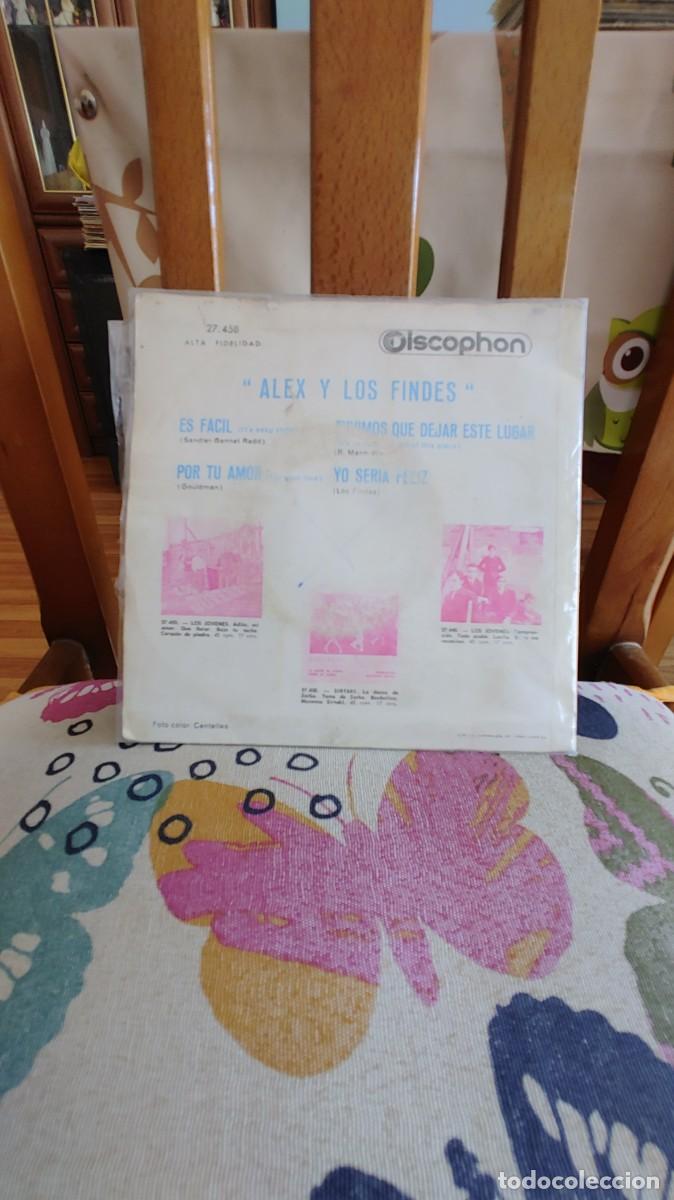 Discos de vinilo: ALEX Y LOS FINDES-EP ES FACIL +3 - Foto 2