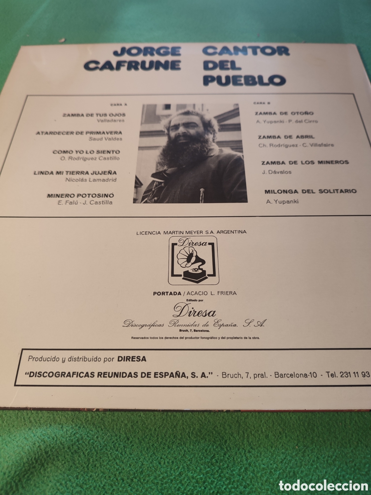 Discos de vinilo: Jorge Cafrune - Cantor del pueblo - Foto 2