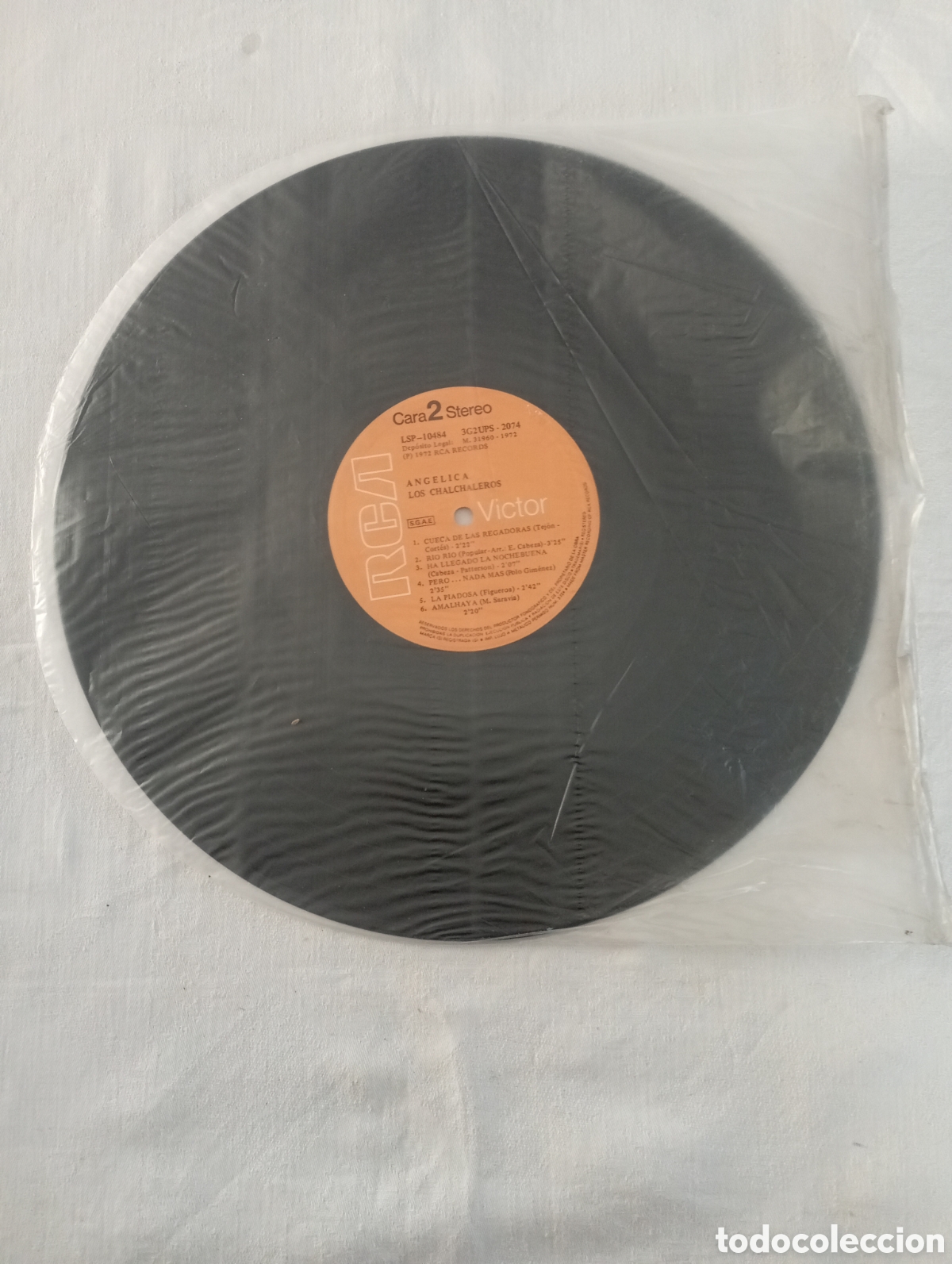 Discos de vinilo: Disco de vinilo ANGELICA LOS CHALCHALEROS - Foto 3
