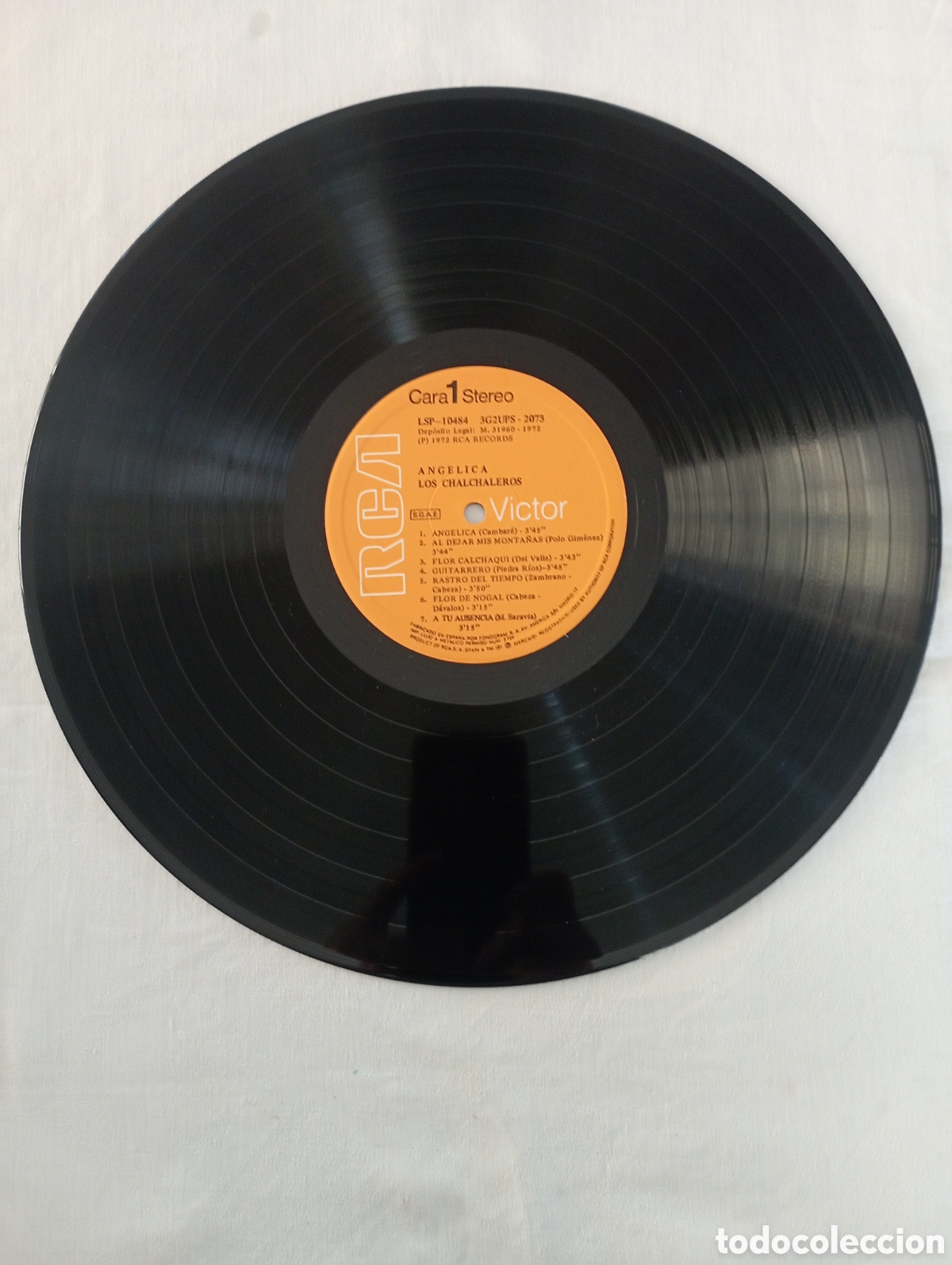 Discos de vinilo: Disco de vinilo ANGELICA LOS CHALCHALEROS - Foto 4