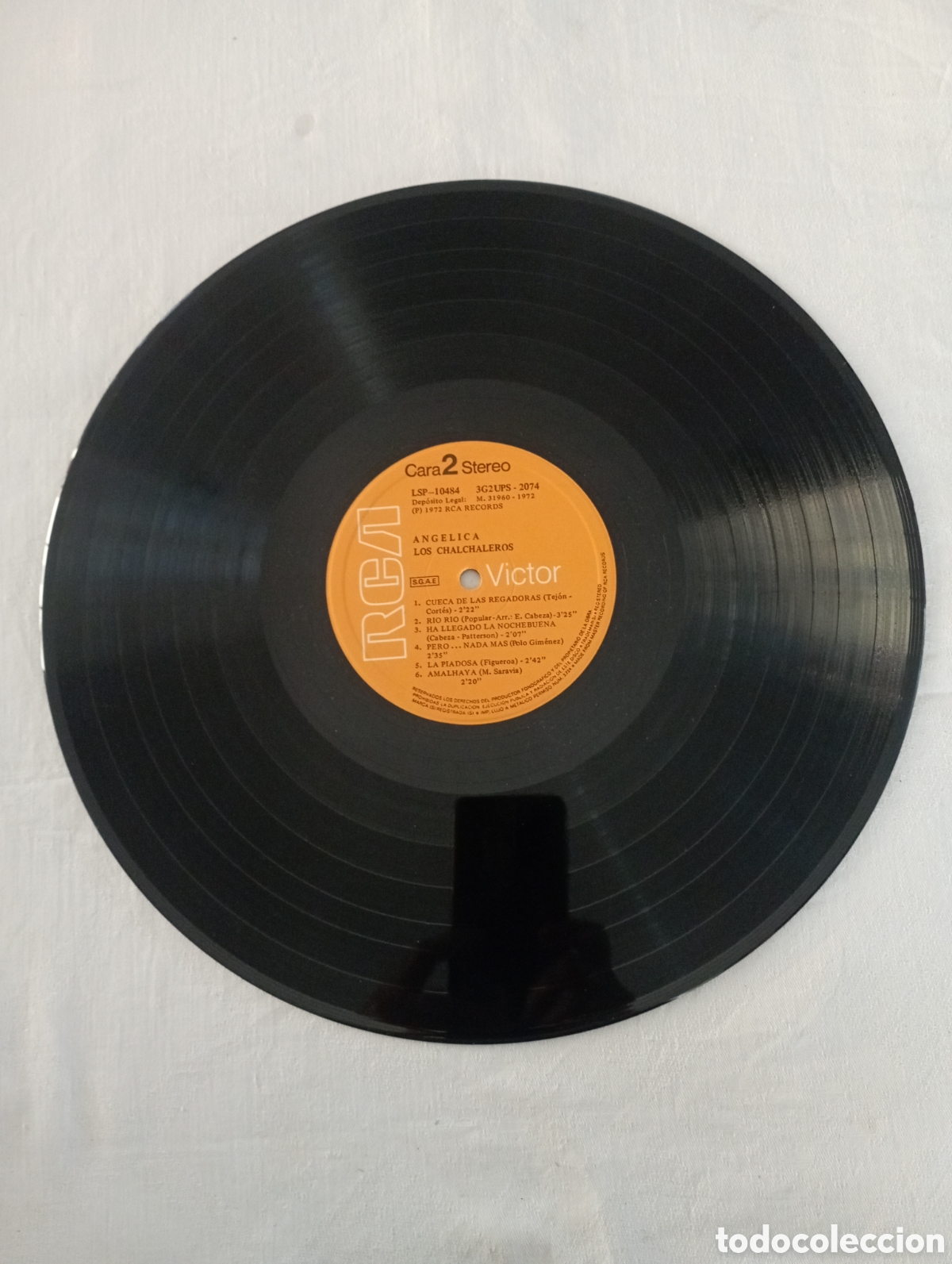 Discos de vinilo: Disco de vinilo ANGELICA LOS CHALCHALEROS - Foto 5