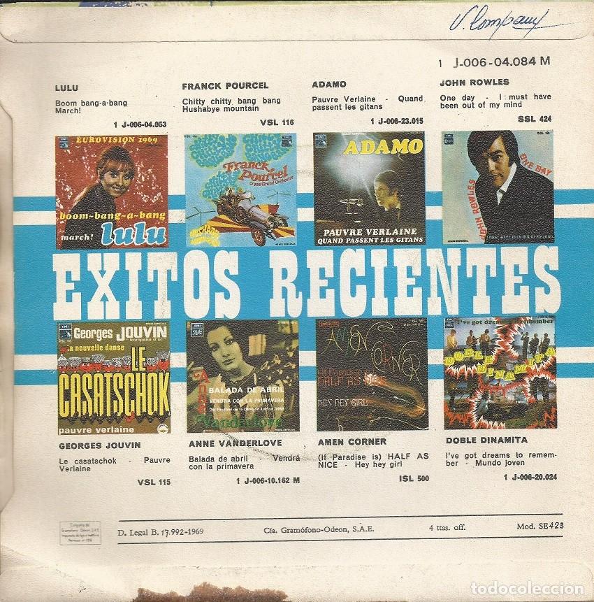 Discos de vinilo: THE BEATLES &middot;&middot;&middot; Come Together / Something - (single) - Foto 2