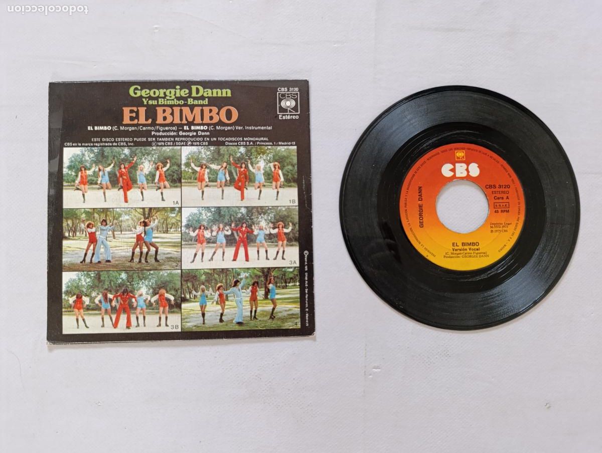 Discos de vinilo: SINGLE GEORGIE DANN - EL BIMBO - DISCO VINILO (X2) - Foto 3