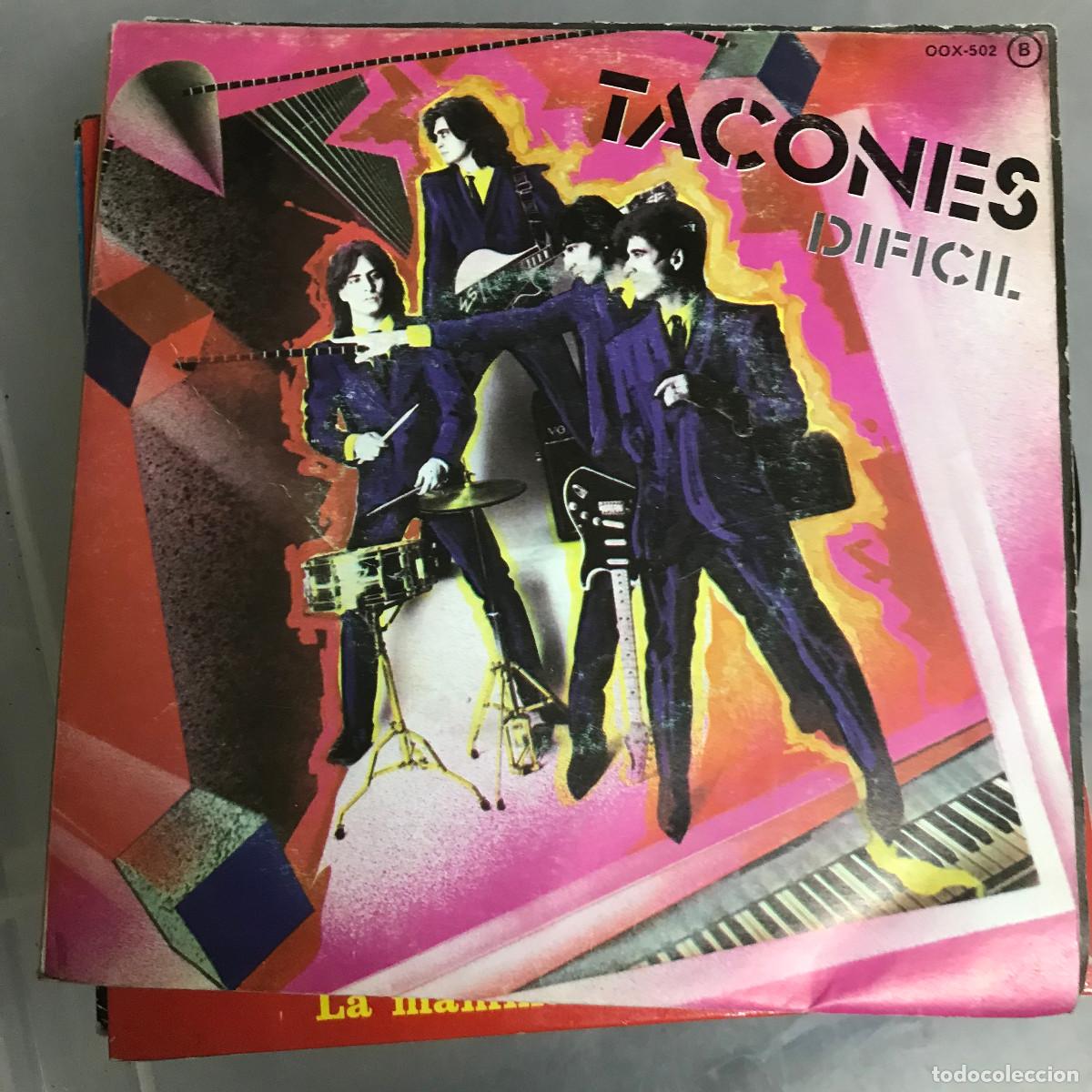 Discos de vinilo: TACONES - DIF&Iacute;CIL - SINGLE ZAFIRO 1981 - Foto 1