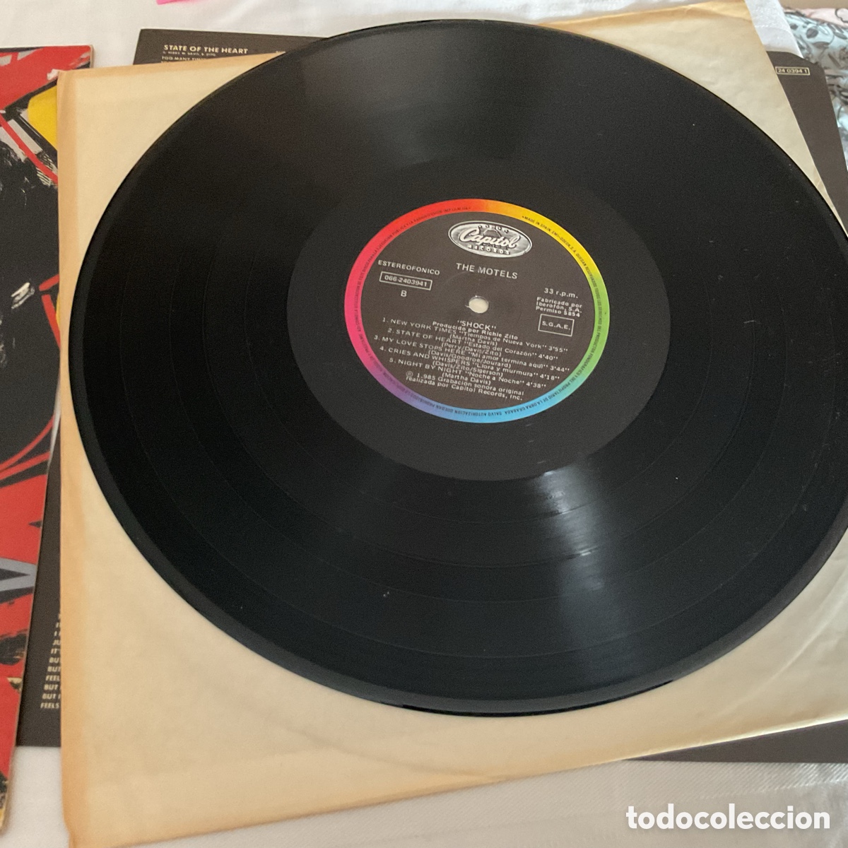 Discos de vinilo: Vinilo The Motels Shock - Foto 2