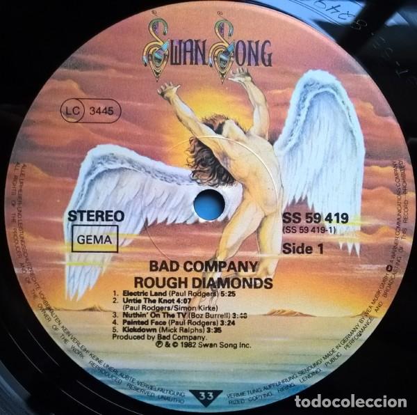 Discos de vinilo: vinilo Bad Company &lrm;&ndash; Rough Diamonds Germany - Foto 3