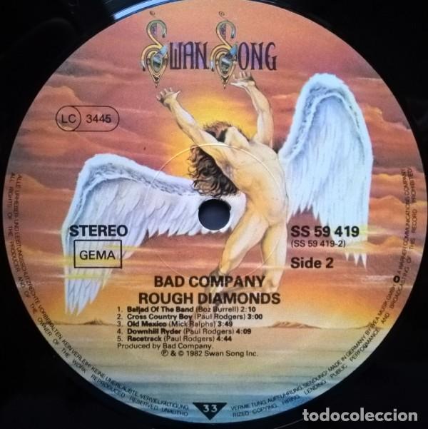 Discos de vinilo: vinilo Bad Company &lrm;&ndash; Rough Diamonds Germany - Foto 4