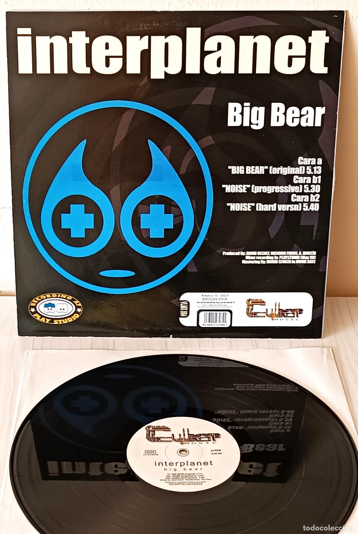 Discos de vinilo: INTERPLANET - BIG BEAR MAXI VALE CYBER - 1998 - Foto 2