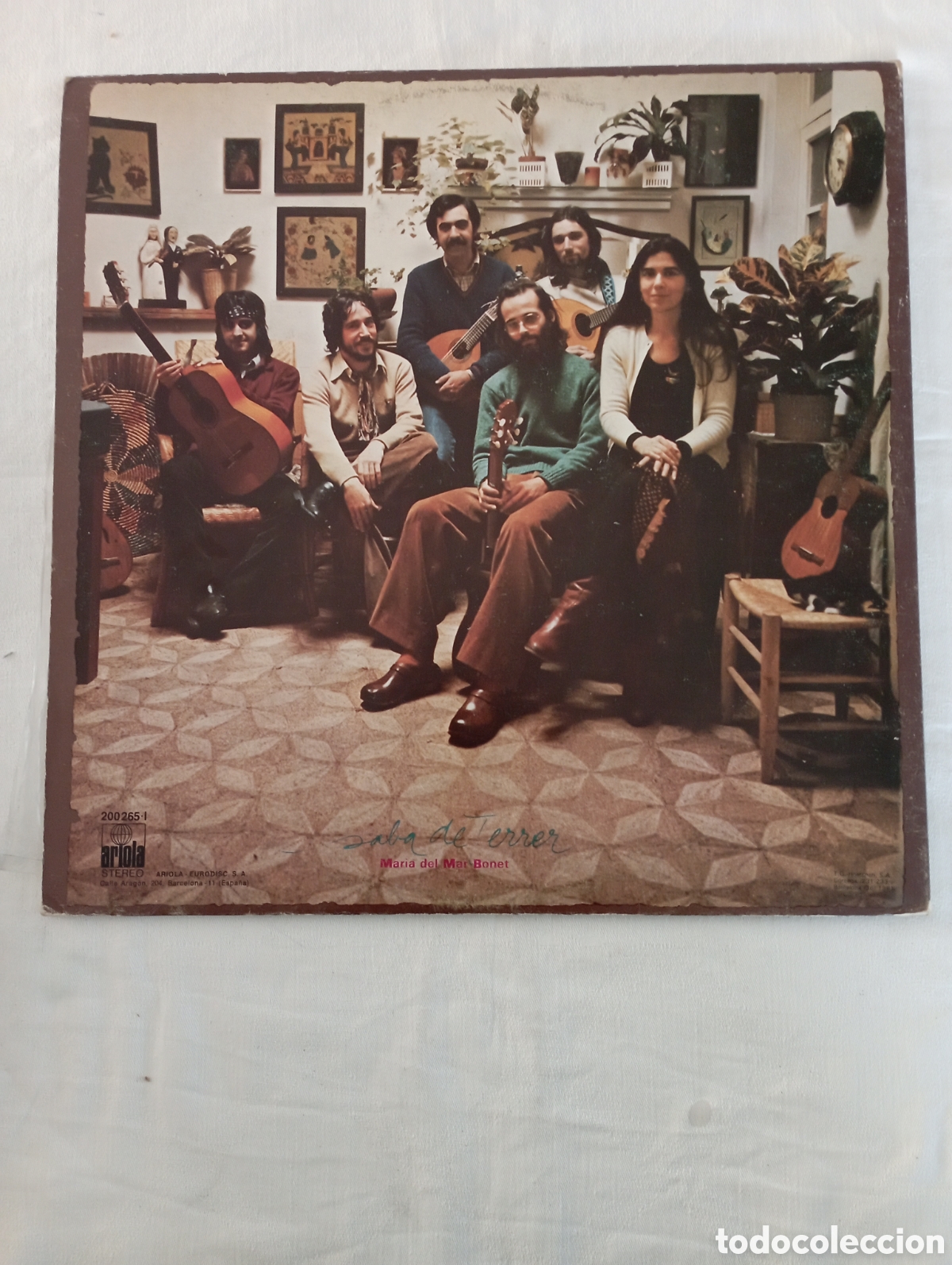 Discos de vinilo: Disco de vinilo Saba de Terrer Maria del Mar Bonet - Foto 3