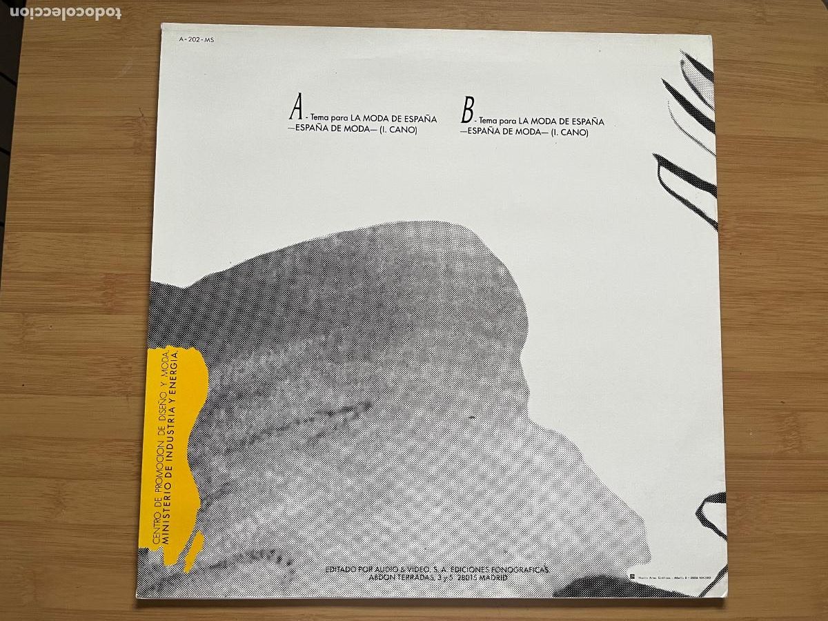 Discos de vinilo: NACHO CANO. Espa&ntilde;a de moda (vinilo maxi 1986) - Foto 2