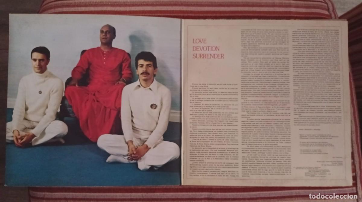 Discos de vinilo: CARLOS SANTANA & JOHN McLAUGHLIN - LOVE DEVOTION SURRENDER - LP - Foto 3