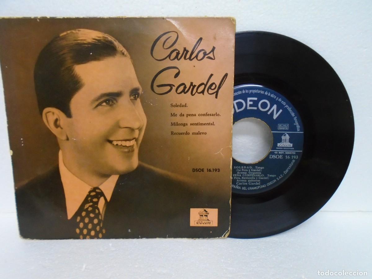 Discos de vinilo: CARLOS GARDEL. SINGLE 1957. - Foto 1