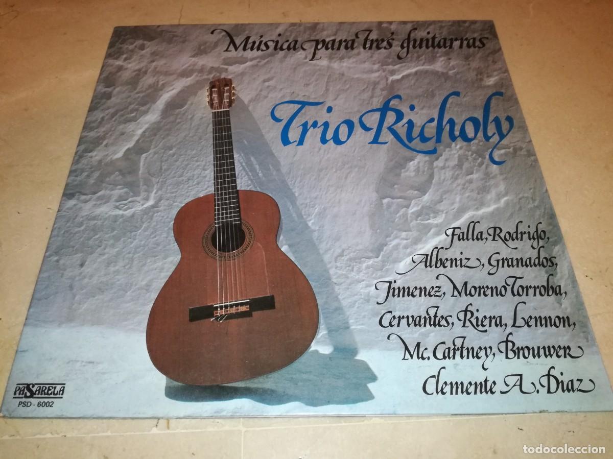 Discos de vinil: TRIO RICHOLY-MUSICA PARA TRES GUITARRAS-GATEFOLD-ORIGINAL 1986