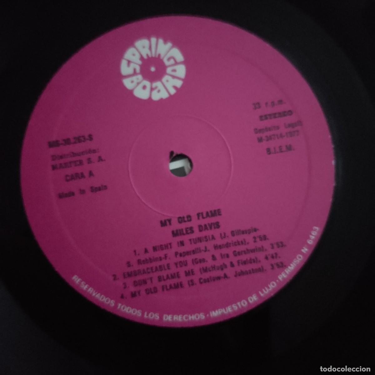 Discos de vinilo: MILES DAVIS My Old Flame - VINILO LP - Foto 3