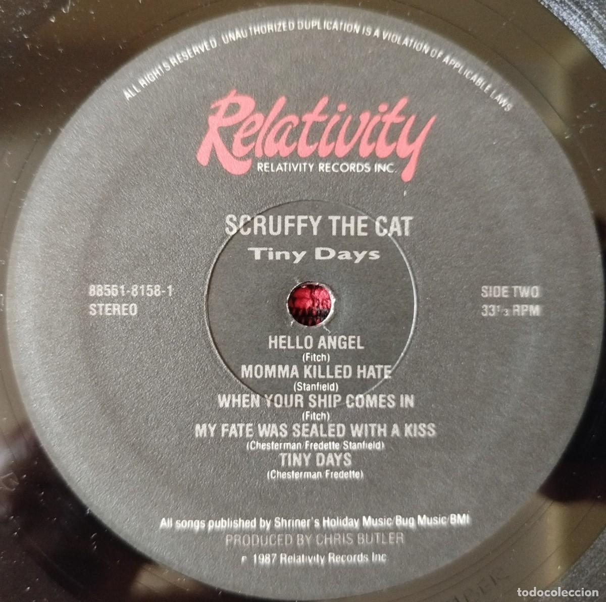 Discos de vinilo: SCRUFFY THE CAT ** Tiny Days ** VINILO LP 1987 USA - Foto 4