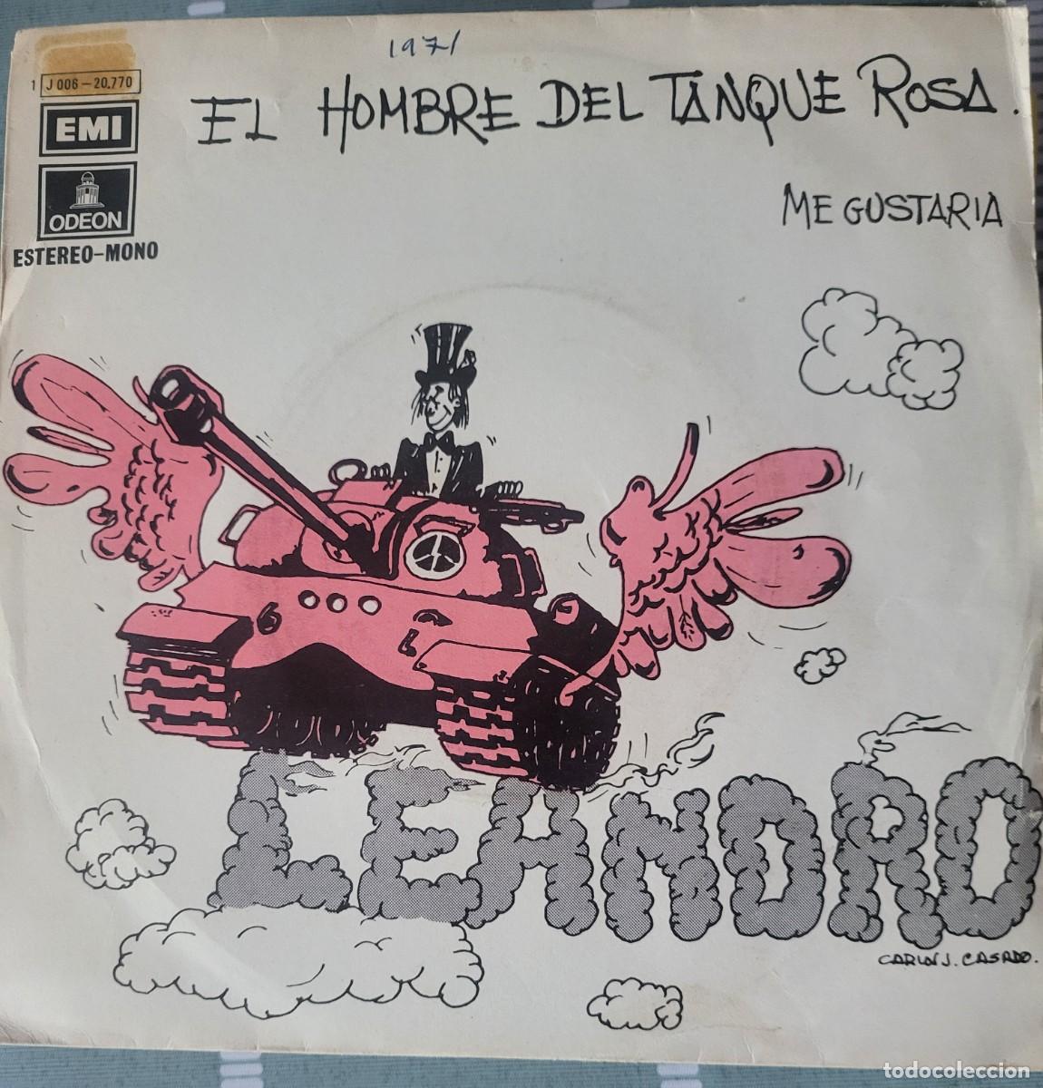 Discos de vinilo: Leandro single sello Emi-Odeon editado en Espa&ntilde;a...a&ntilde;o 1971 - Foto 1