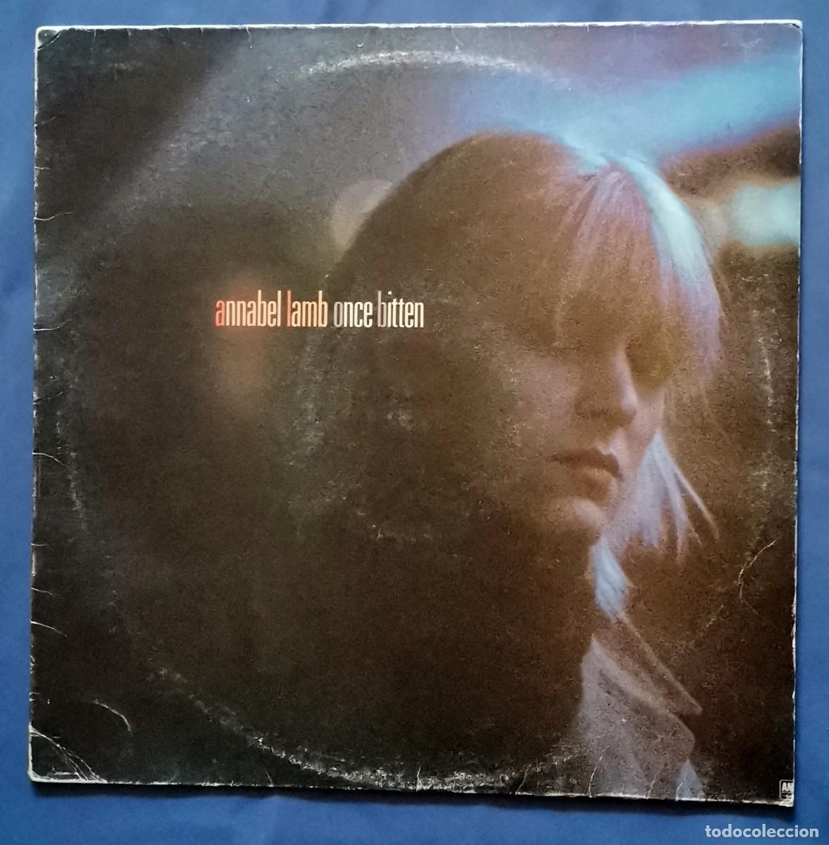 Discos de vinilo: Annabel Lamb &lrm;&ndash; Once Bitten LP UK 1983 - Foto 1