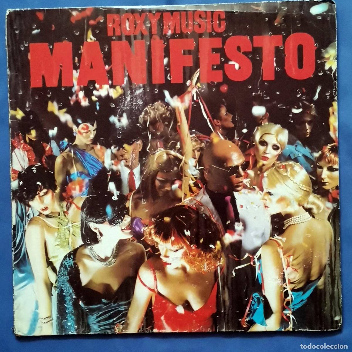 Discos de vinilo: Roxy Music &lrm;&ndash; Manifesto LP Francia - Foto 1