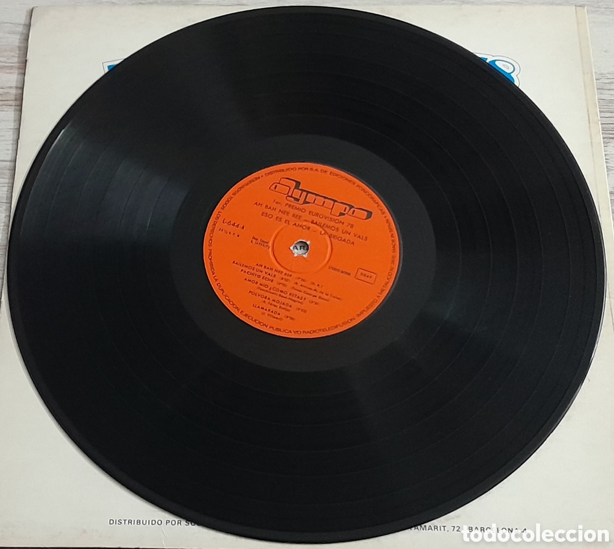 Discos de vinilo: LA BRIGADA - EUROVISION 78 - OLYMPO 1978 - Foto 3