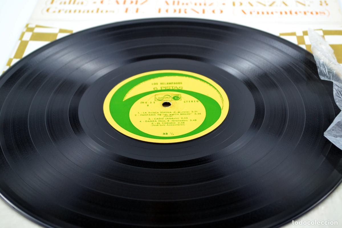 Discos de vinilo: LOS RELAMPAGOS LP ESPA&Ntilde;A (ADG1) - Foto 4