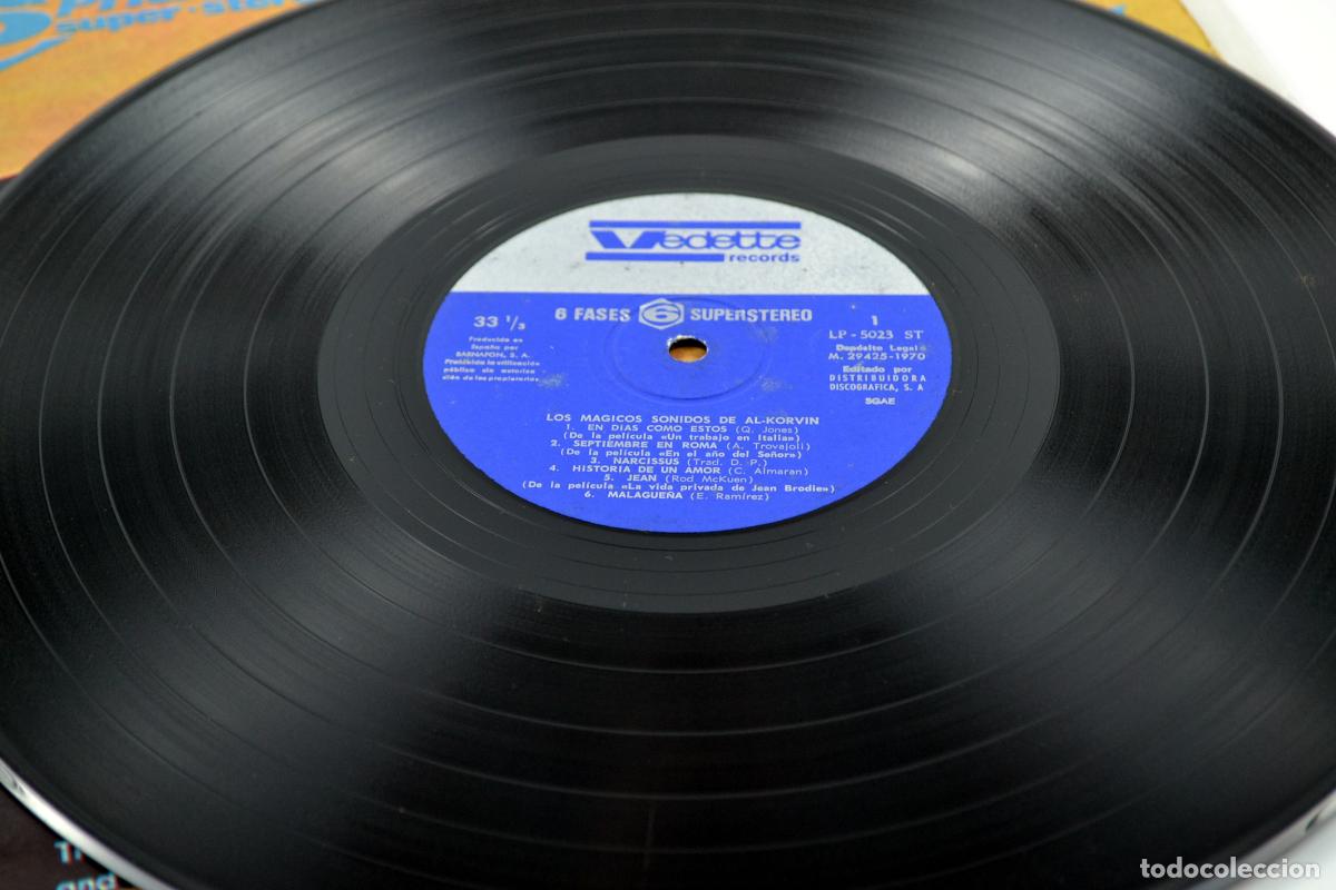 Discos de vinilo: KORVIN BRASS & STRINGS MAGIC SOUNDS LP ESPA&Ntilde;A (ADG1) - Foto 3