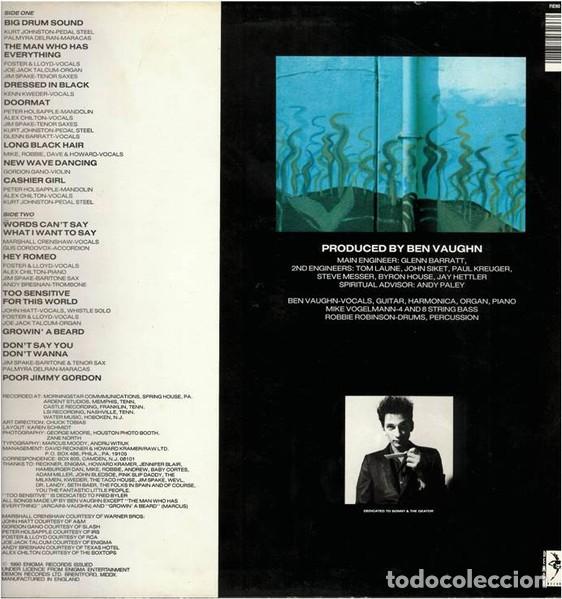 Discos de vinilo: Ben Vaughn &ndash; Dressed In Black - Foto 2
