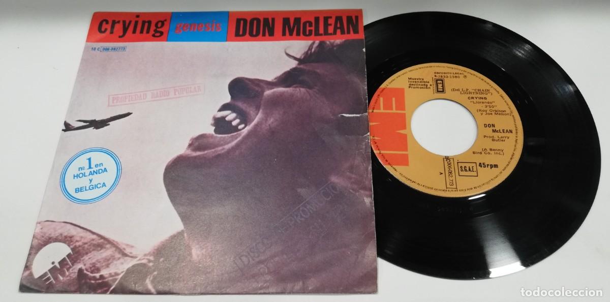 Discos de vinilo: SCO22-Don McLean - Crying (7&rdquo;, Single) - Foto 1