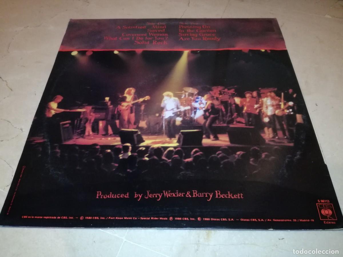 Discos de vinilo: BOB DYLAN-SAVED-ORIGINAL ESPA&Ntilde;OL 1980 - Foto 2