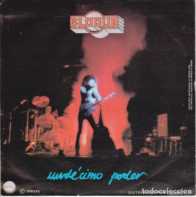 Discos de vinilo: Bloque &ndash; Abelardo y Elo&iacute;sa; Und&eacute;cimo poder &ndash; CHAPA 33013 &ndash; 1978 - Foto 2
