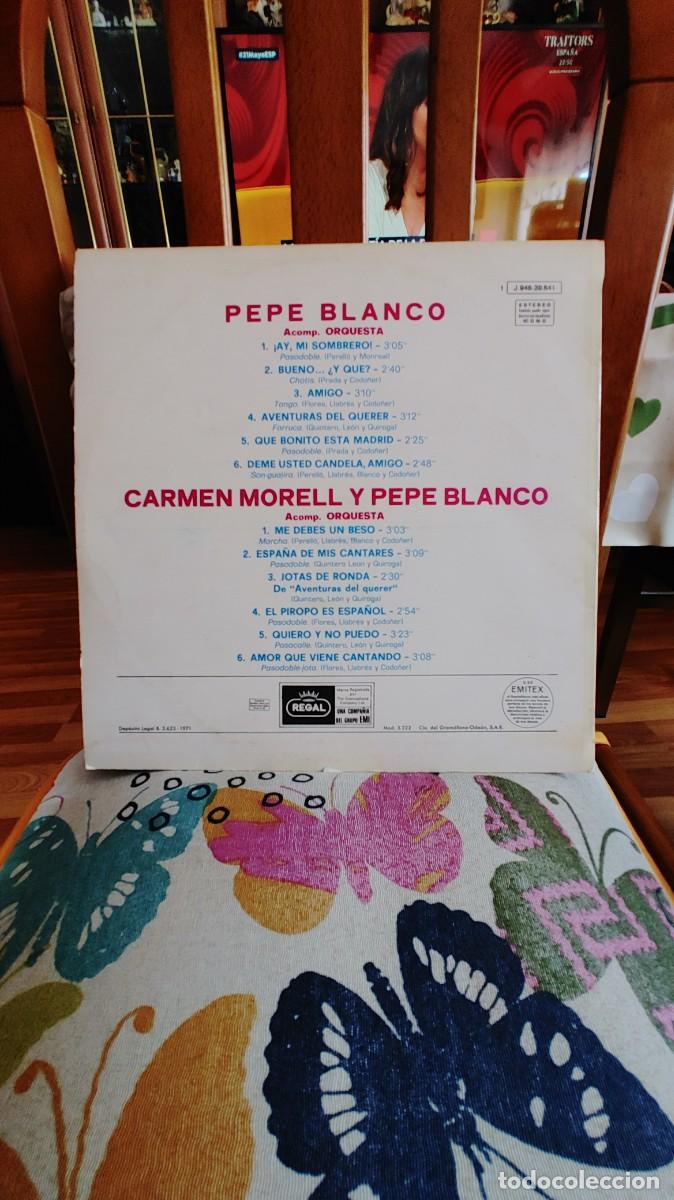 Discos de vinilo: CARMEN MORELL Y PEPE BLANCO-LP 1971 - Foto 2