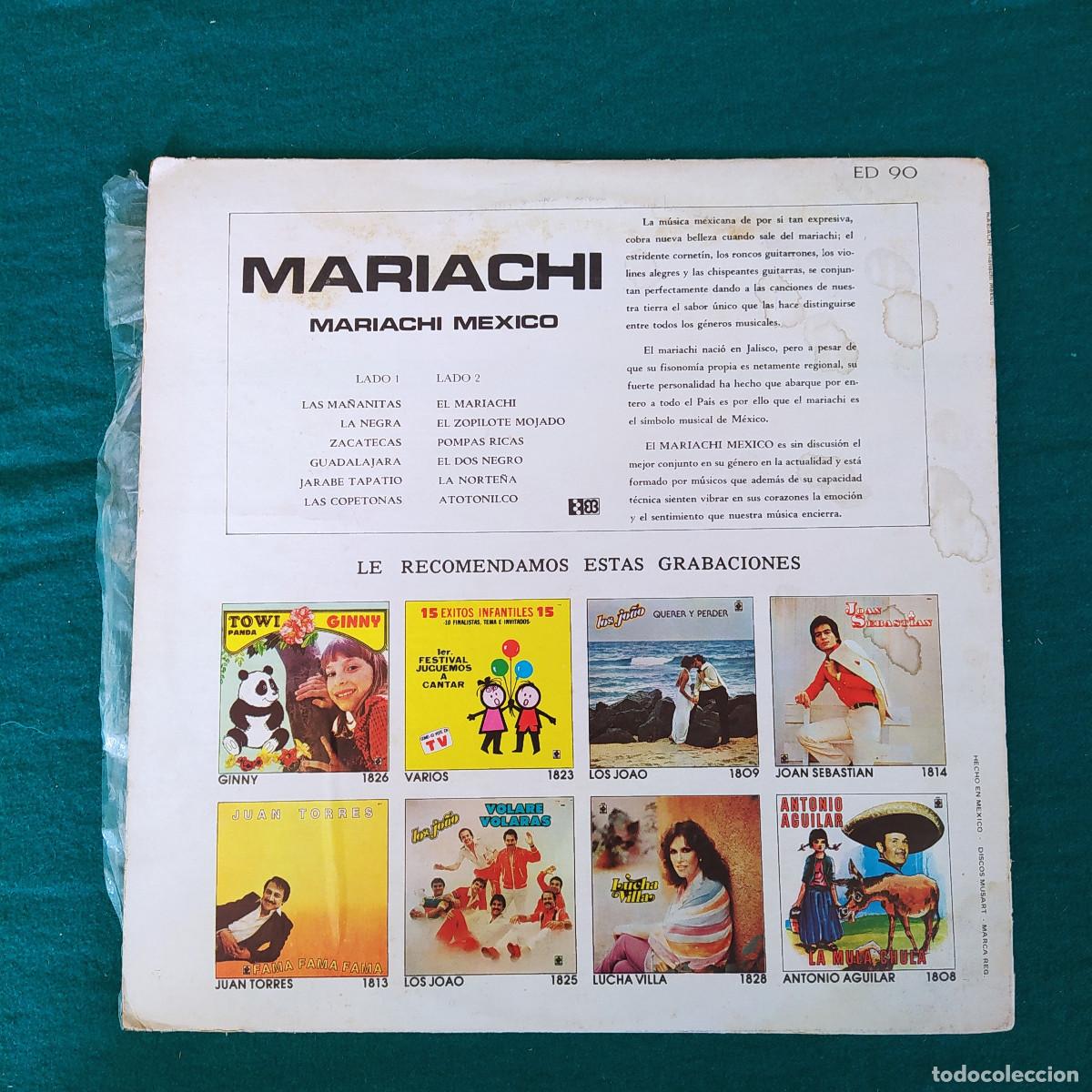 Discos de vinilo: Mariachi Mexico &ndash; Mariachi - Foto 2