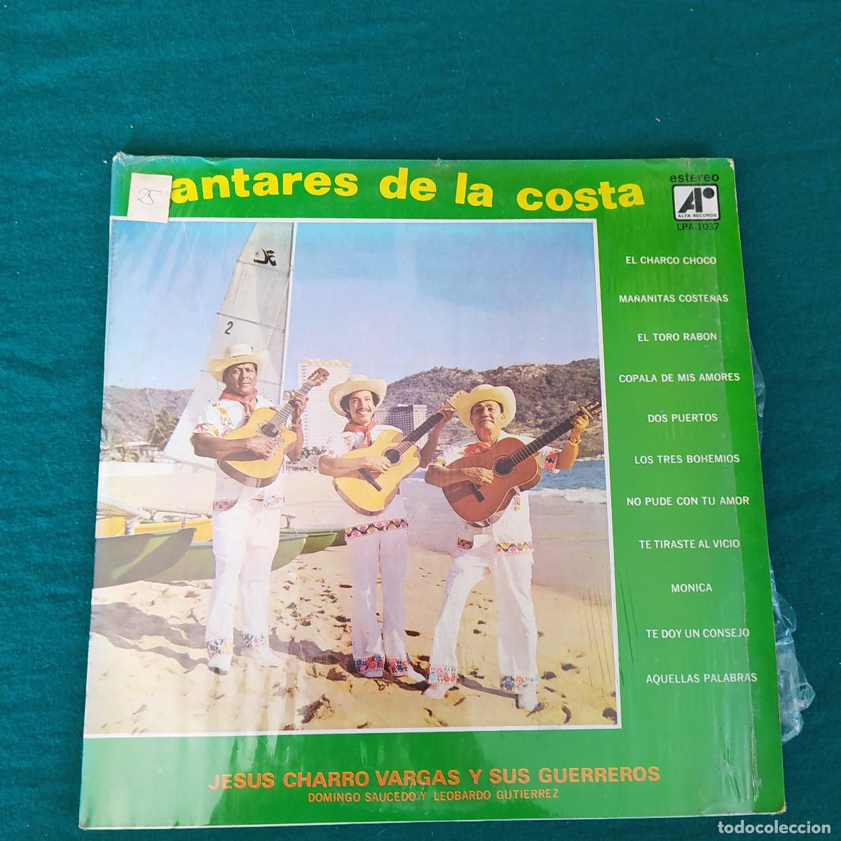 Disques de vinyle: cantares de la costa jesus charro vargas y sus guerreros