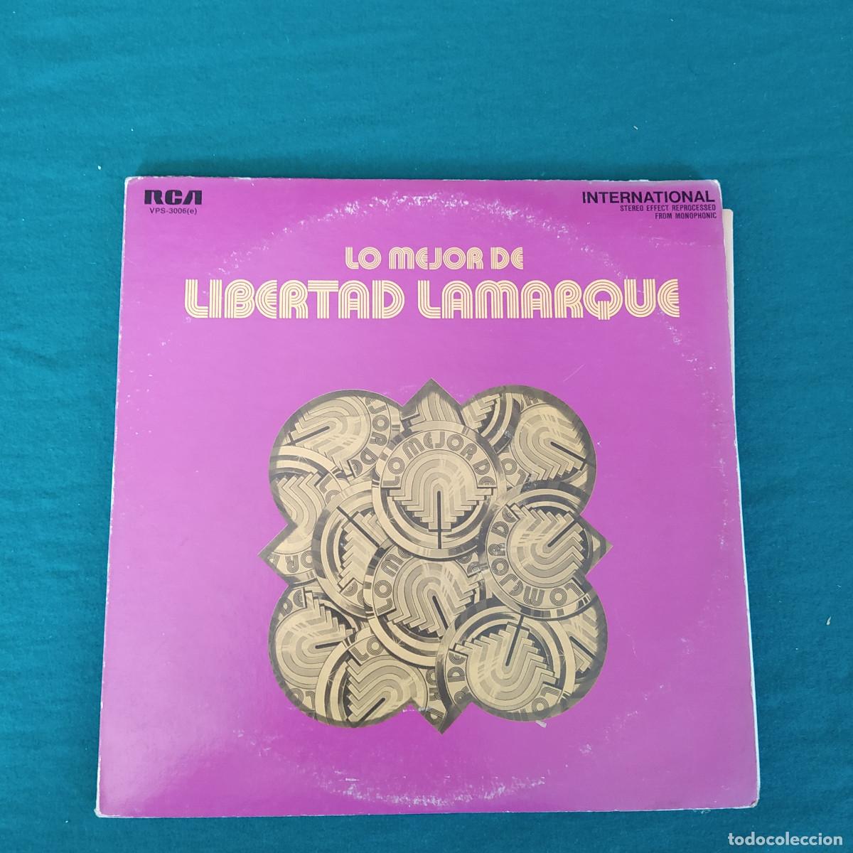Disques de vinyle: libertad lamarque lo mejor de libertad lamarque