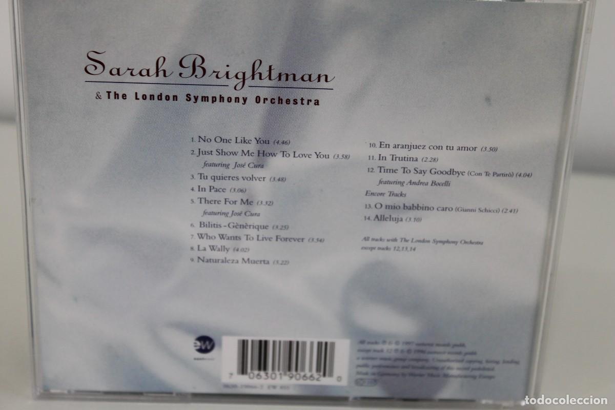 Discos de vinilo: SARA BRIGHTMAN TIMELESS LONDON SYMPHONY ORCHESTRA CD - Foto 3