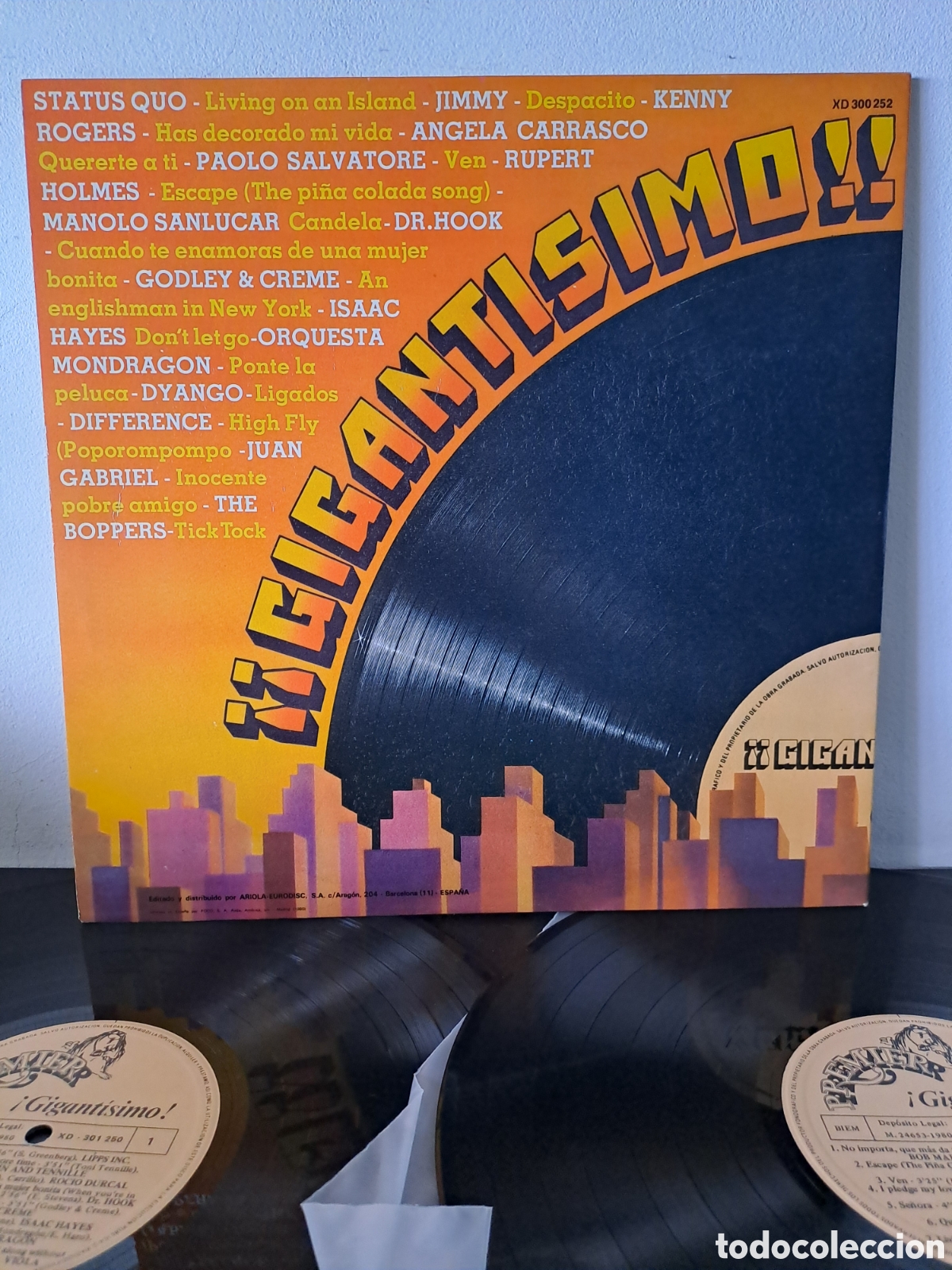 Discos de vinilo: &iexcl;&iexcl;Gigant&iacute;simo!! : Premier &nbsp;&lrm;&ndash; XD 300 252 : 2 &times; Vinyl, LP, Compilation,&nbsp;Gatefold. 2LP. B.5 - Foto 3