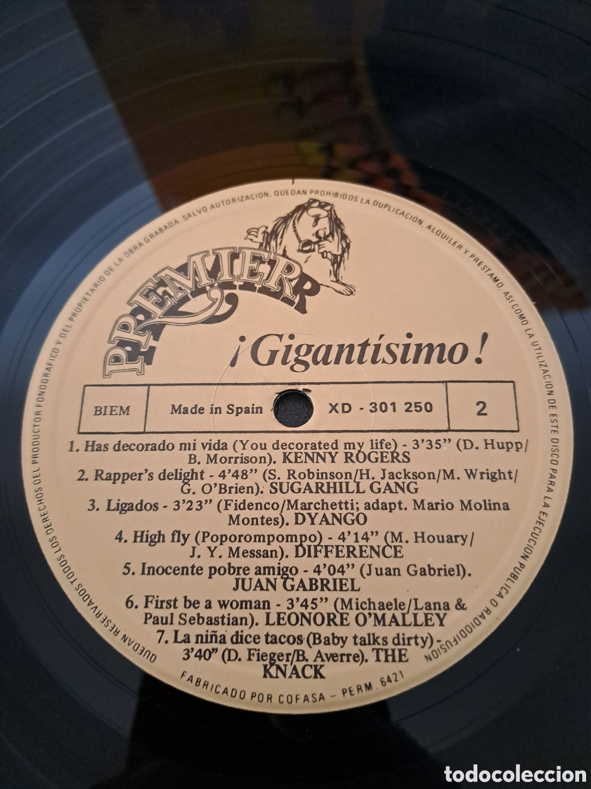 Discos de vinilo: &iexcl;&iexcl;Gigant&iacute;simo!! : Premier &nbsp;&lrm;&ndash; XD 300 252 : 2 &times; Vinyl, LP, Compilation,&nbsp;Gatefold. 2LP. B.5 - Foto 5