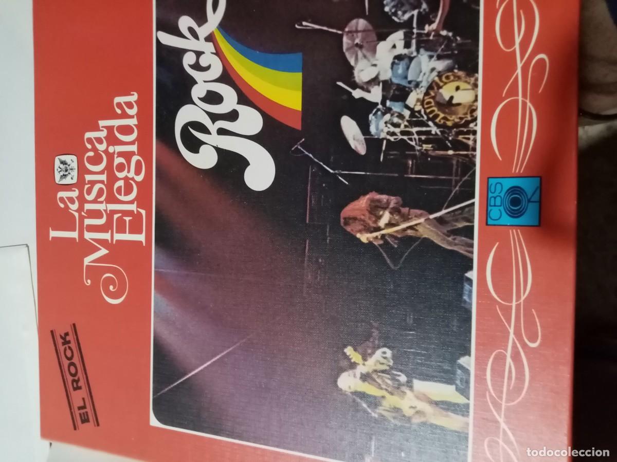 Discos de vinilo: LA MUSICA ELEGIDA ROCK 4 DISCO + LIBRO. C9L - Foto 2