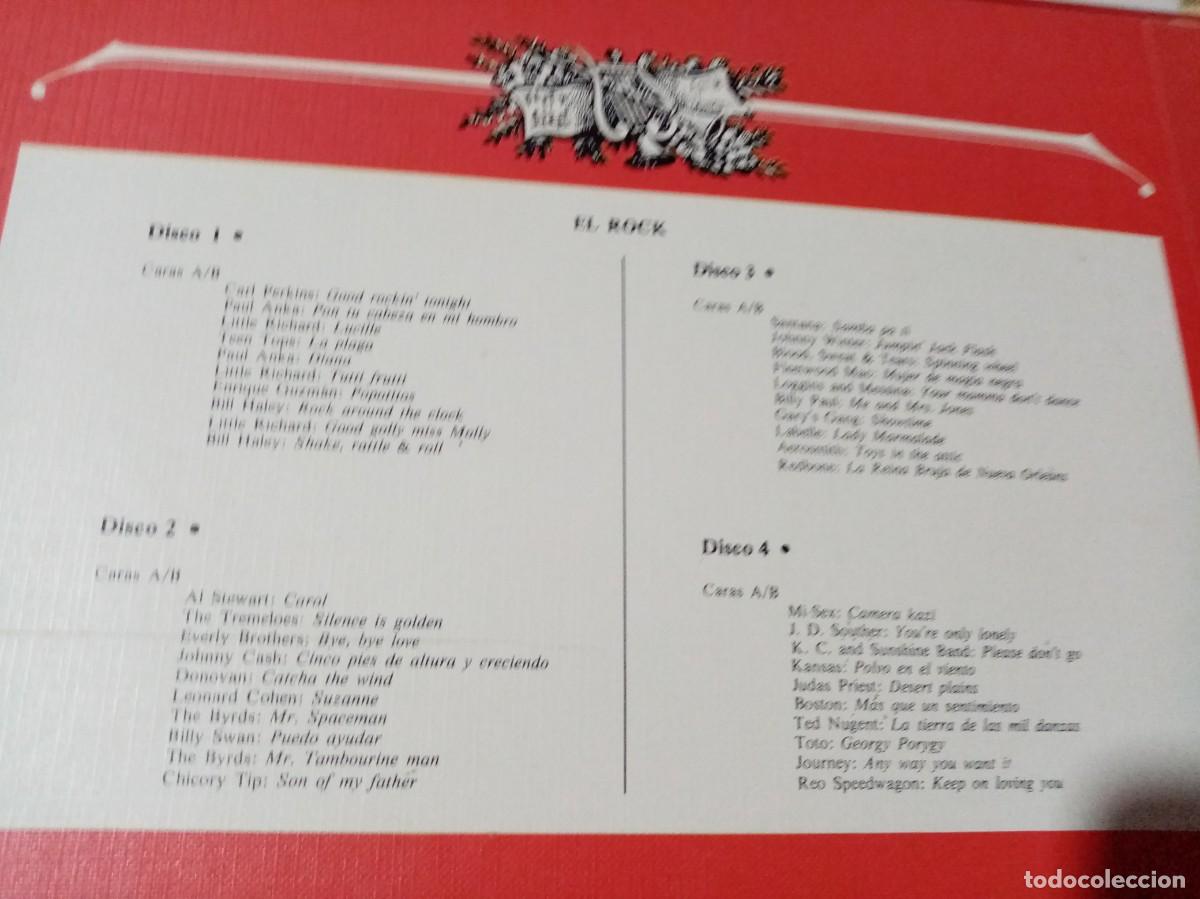 Discos de vinilo: LA MUSICA ELEGIDA ROCK 4 DISCO + LIBRO. C9L - Foto 3