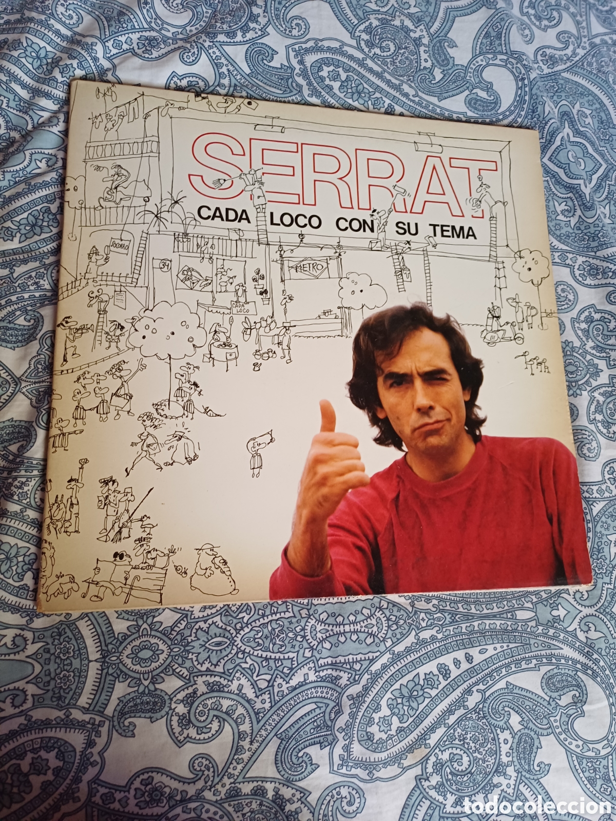 Discos de vinilo: Serrat Cada loco con su tema Vinilo LP - Foto 1