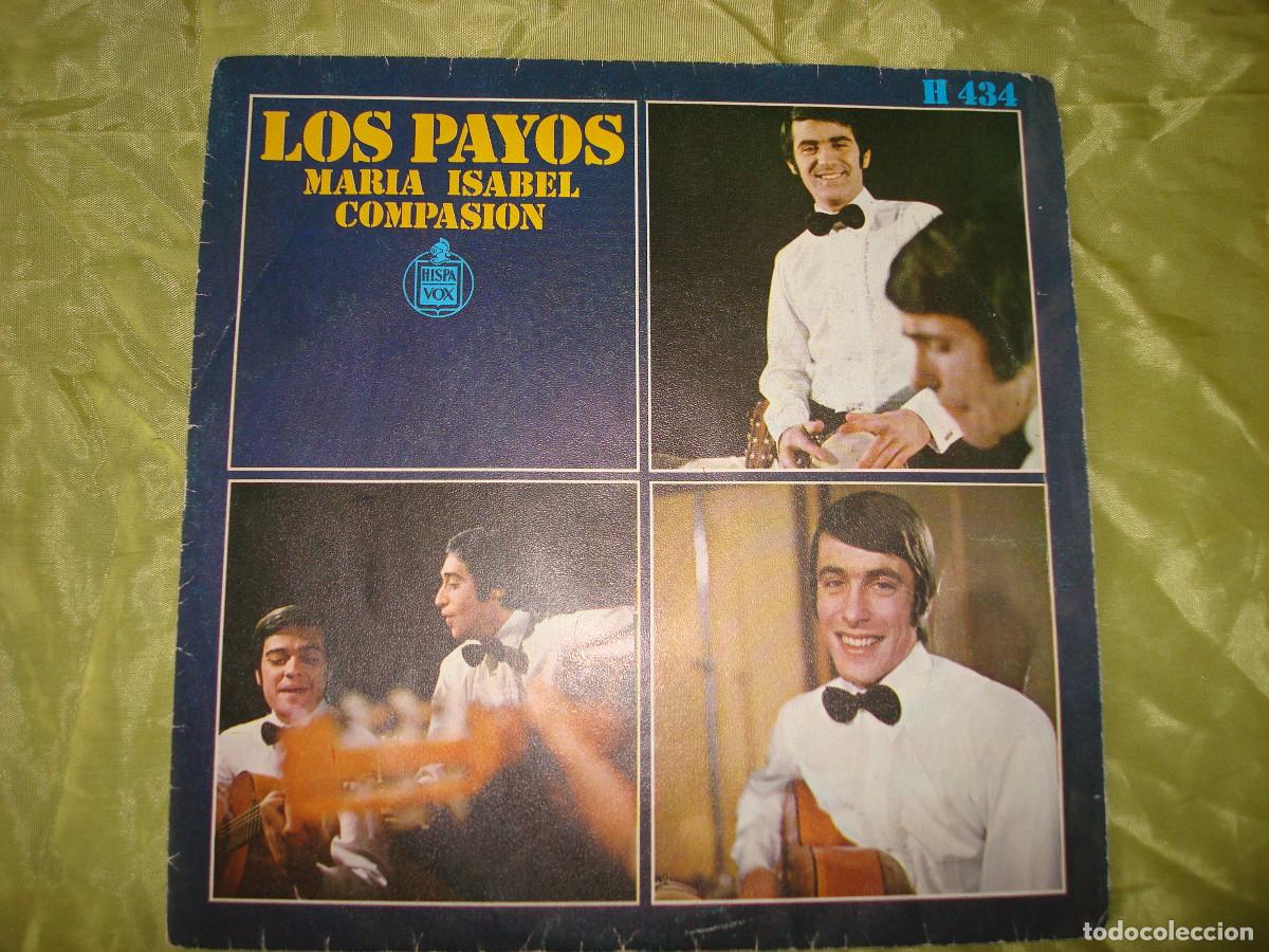 Discos de vinilo: LOS PAYOS. MARIA ISABEL / COMPASION. HISPAVOX, 1969 - Foto 1