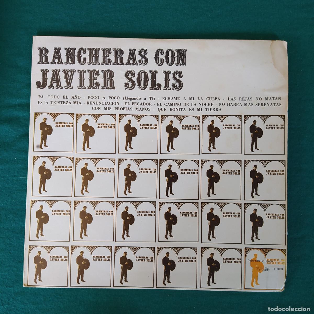 Discos de vinilo: Javier Solis &ndash; Rancheras Con Javier Solis - Foto 1