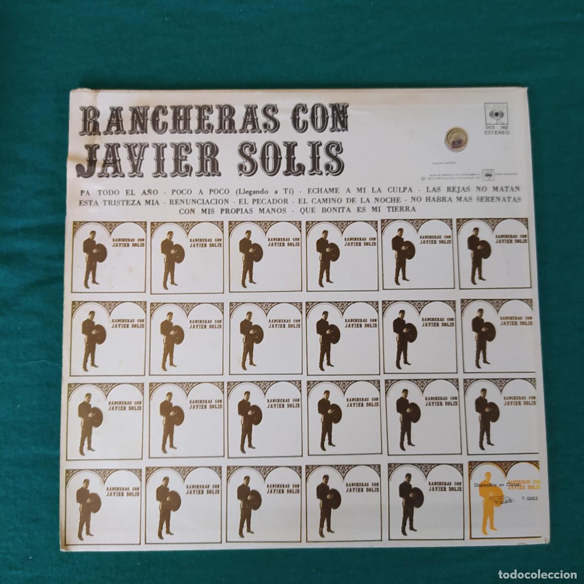 Discos de vinilo: Javier Solis &ndash; Rancheras Con Javier Solis - Foto 2