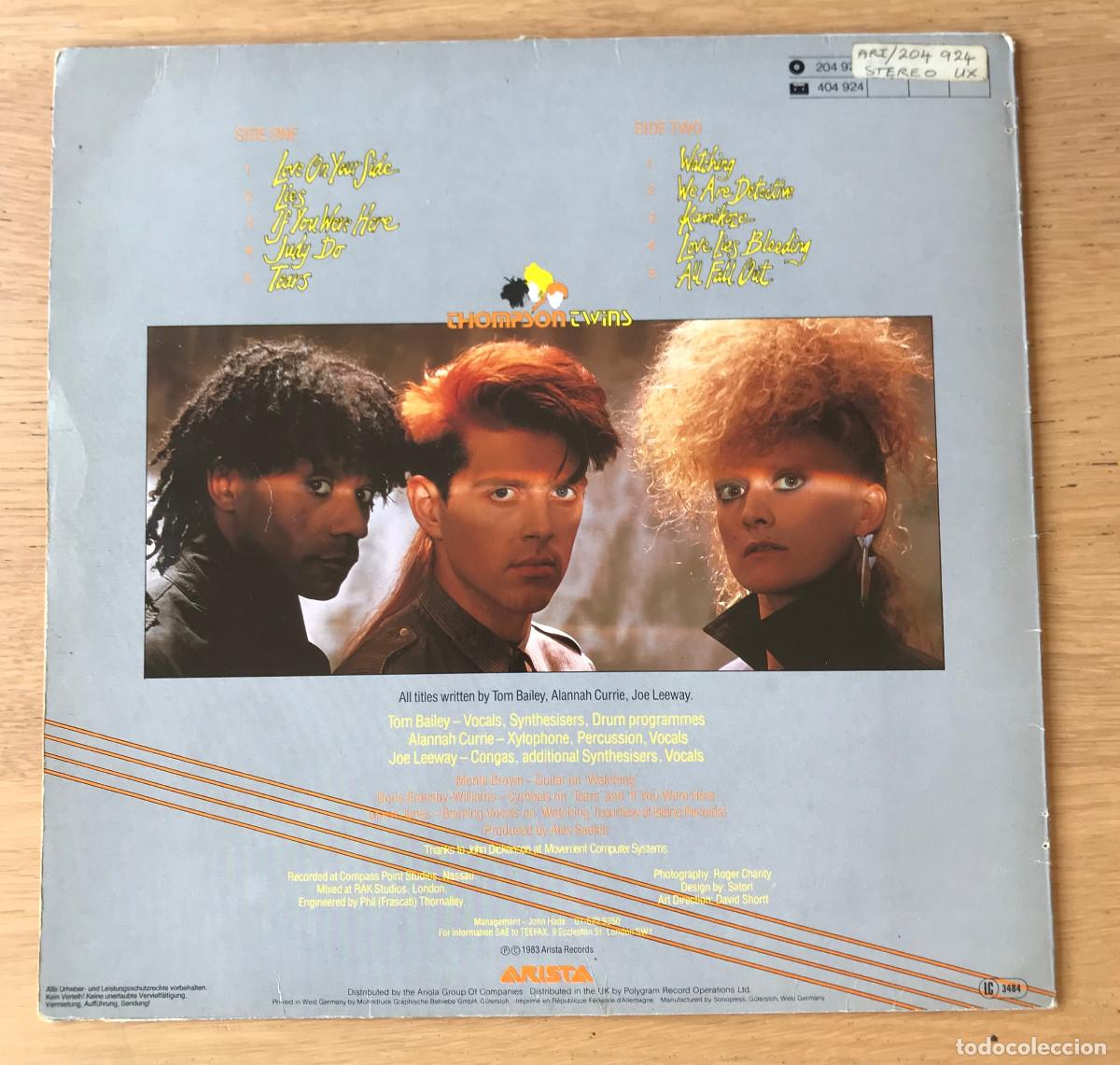 Discos de vinilo: THOMPSON TWINS: &rdquo;QUICK STEP & SIDE KICK&rdquo;. LP VINILO 1983 SYNTH- POP - Foto 2