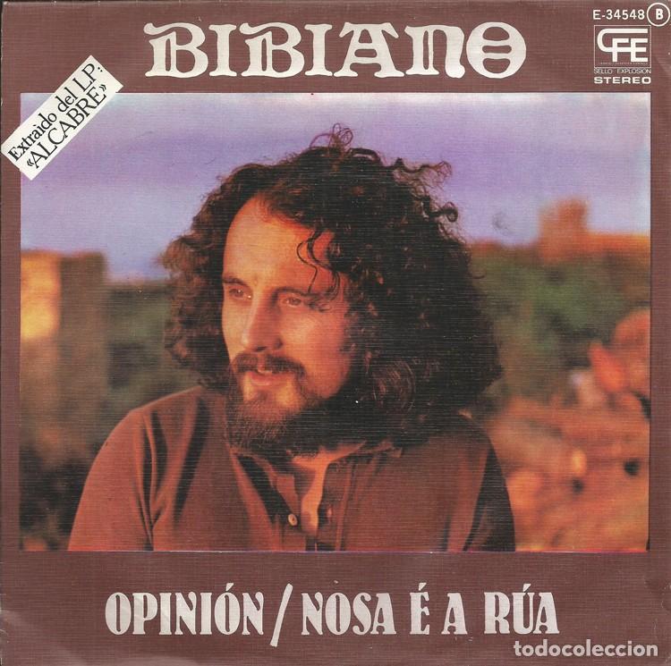 Discos de vinilo: BIBIANO &middot;&middot;&middot; Opinion / Nosa E A Rua - (Single) - Foto 1